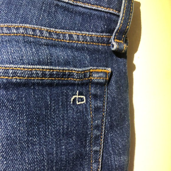 Rag & Bone Dre Low Rise Slim Boyfriend Magnus Jean - Picture 10 of 10